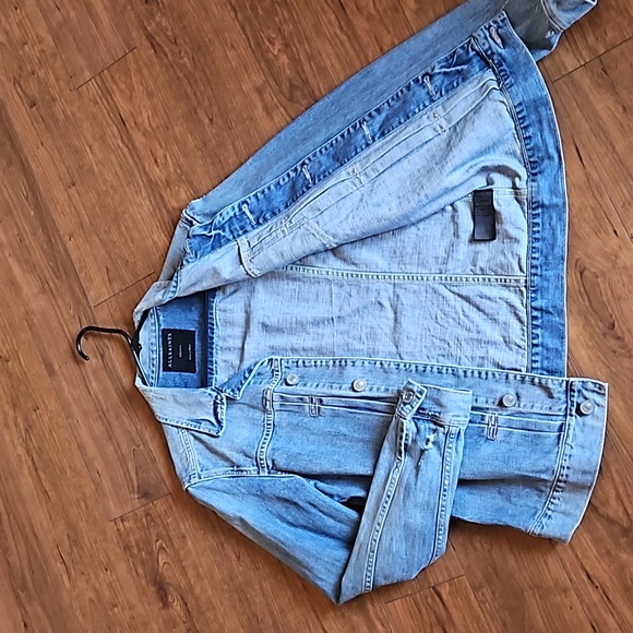 All Saints jean jacket size S - Picture 6 of 9